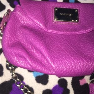 Purple Nine West Crossbody Purse
